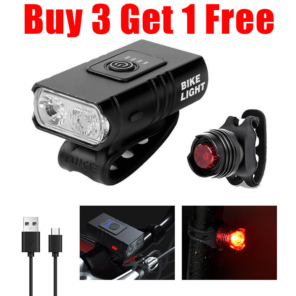 Light Led Lamp Torch Front Handlebar Lamp W/rail Light