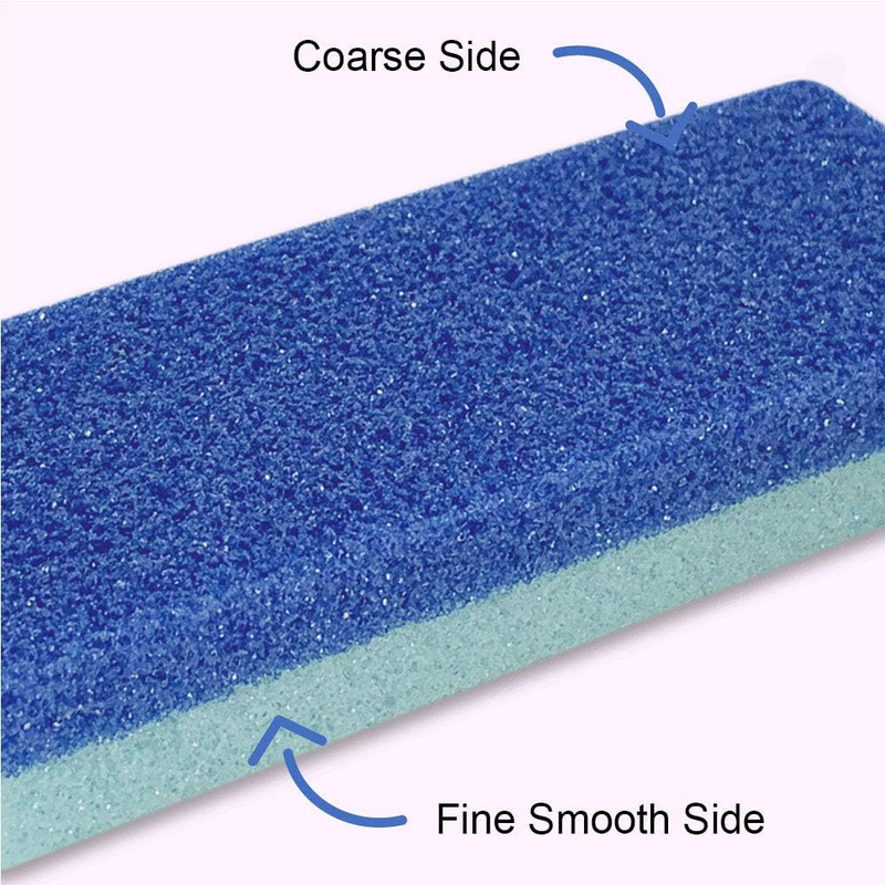 Foot Pumice Stone for Feet Hard Skin Callus Remover and Scrubber (Pack of 4) (Bl