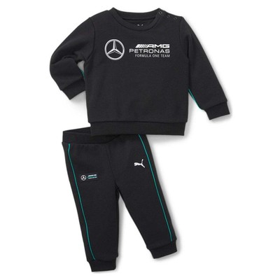 

Puma Mapf1 Crew Neck Jogger Set для малышей, размер 12 месяцев, повседневная спортивная обувь, Черный, Puma Mapf1 Crew Neck Jogger Set Toddler