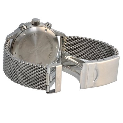 Pre-owned Aristo Messerschmitt Quartz Chronograph  5atm Of Pilot Model 5031milaneisearmband