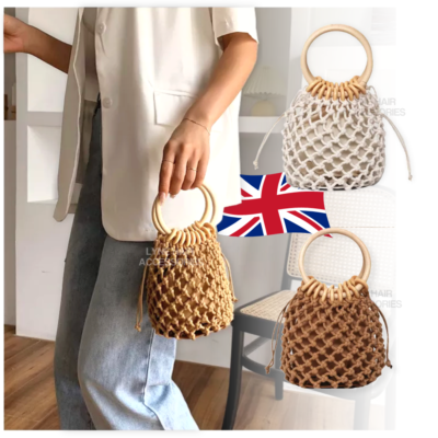 Round rattan handbag cheap