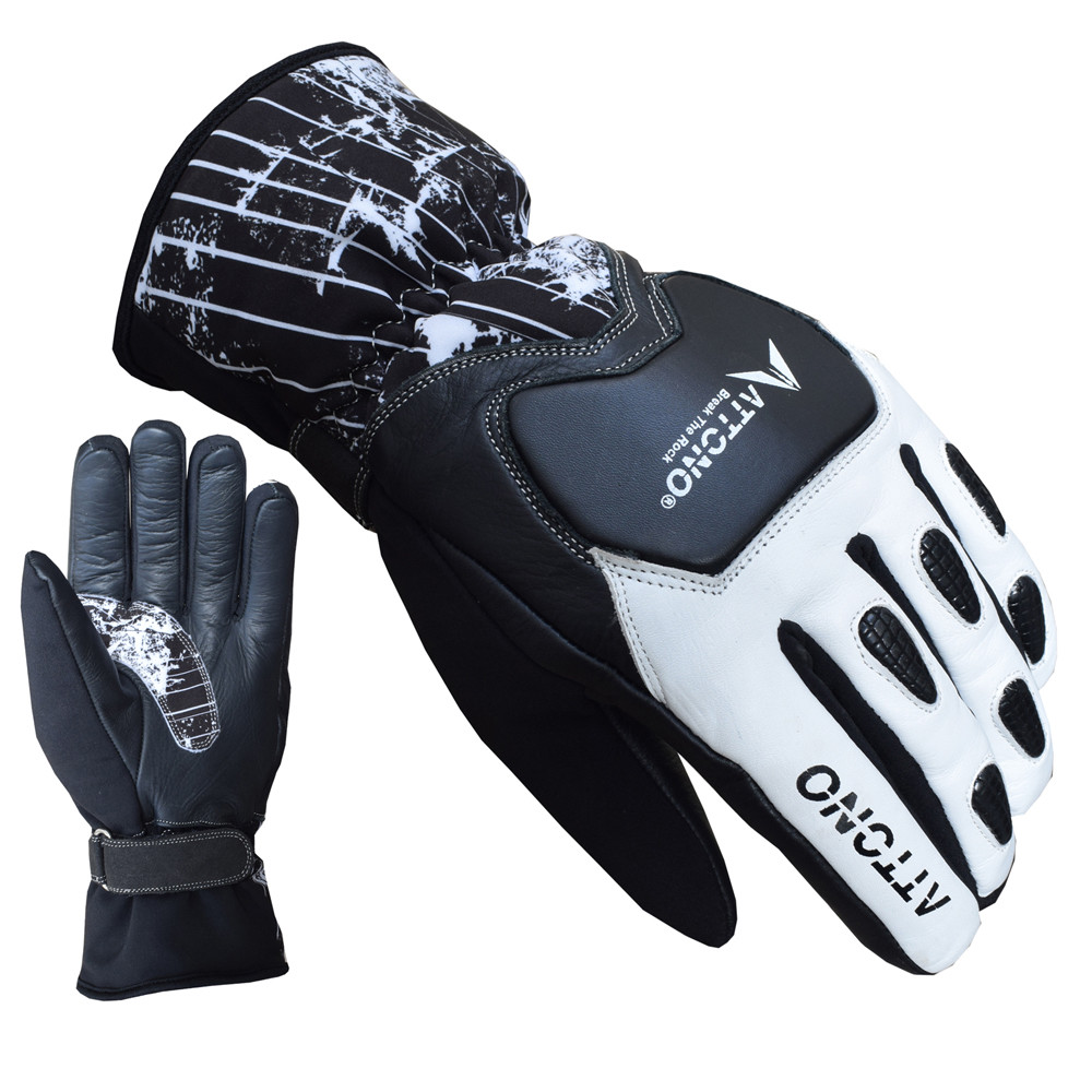 Skihandschuhe Leder Softshell Ski Racing Snowboard Handschuhe - Sorte B