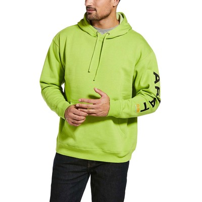 

Мужская толстовка с рисунком Ariat Rebar, Lime/black