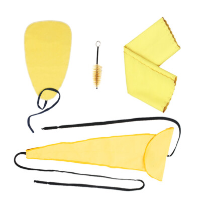 Saxophone Cleaning Care Kit Alto Sax Maintenance Cleaning Cloth Brush Set V8K9