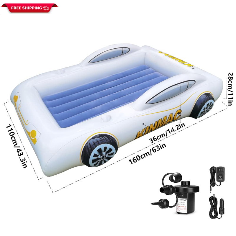 Inflatable Toddler Travel Bed- Portable Travel Toddler Air Bed for Kids Camping