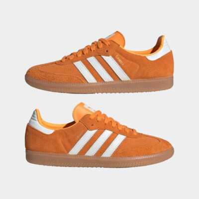 adidas Originals Samba OG Orange Rush/Core White/Gum HP7898 Shoes Sneakers