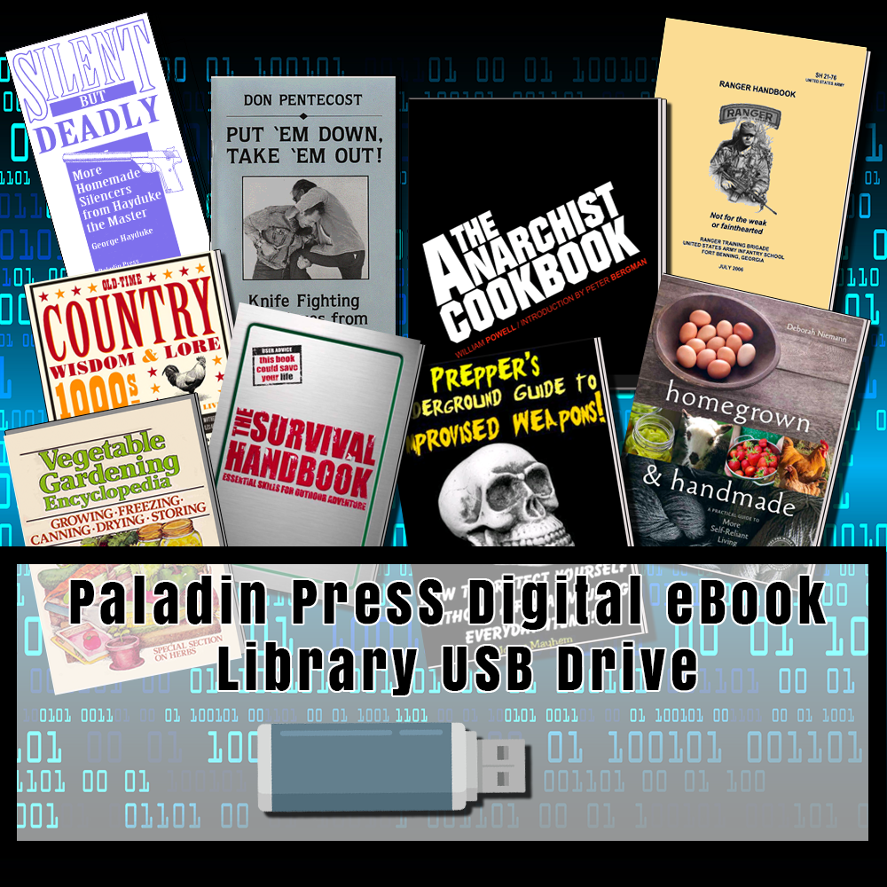 Paladin Press Banned Digital Ebooks I Wilderness Survival I Fire arms I Vintage 