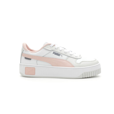 Puma Carina Street Lace Up  Youth Girls Size 7.5 M Sneakers Casual Shoes 3938460