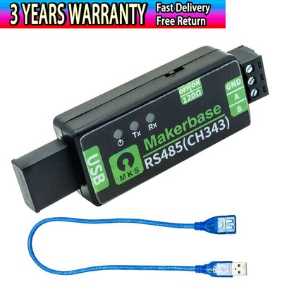Makerbase USB to RS485 Adapter Serial Port Converter RS485 Module CH343G Chip