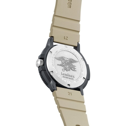 Pre-owned Luminox Sea Xs.3010.evo.s Beige Dial Original Navy Seal Mens Watch