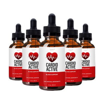 (5 Pack) Cardio Active Drops - Cardio Active Liquid Drops