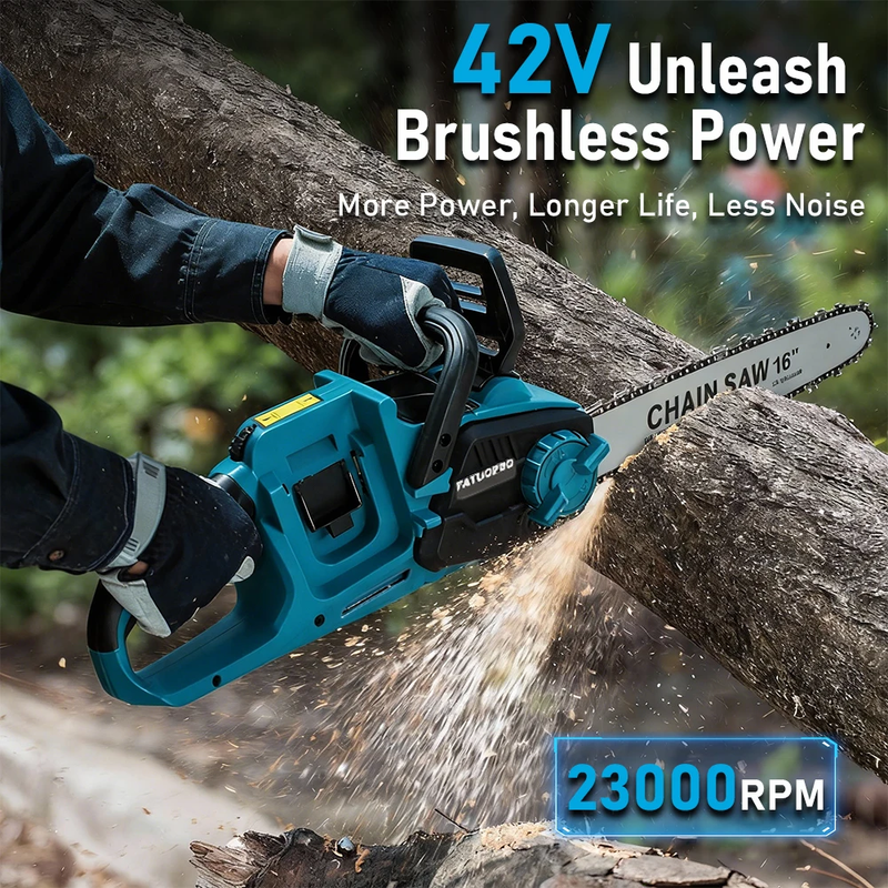 16" Brushless Chainsaw for Makita Handheld Cordless Electric Chain Saw for Garde