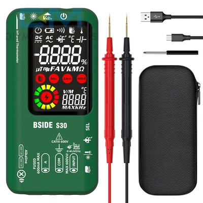 LCD Digital Multimeter Voltmeter AC DC Ammeter Ohmmeter Volt Current Ohm Tester