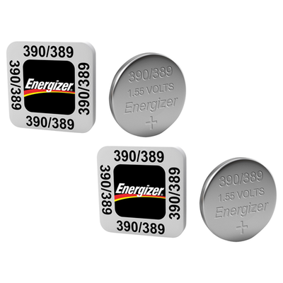 Energizer 390/389 AG10 SR1130W 1.55V Silver Oxide Watch Batteries x 2 *Genuine*