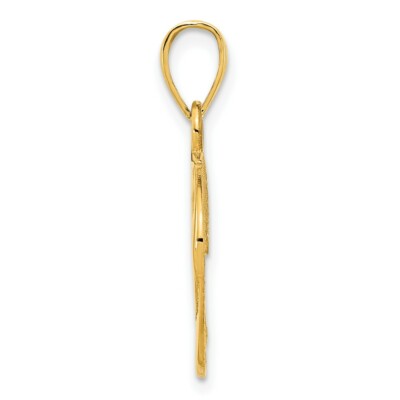 Pre-owned Superdealsforeverything Real 14kt Yellow Gold Eagle Pendant