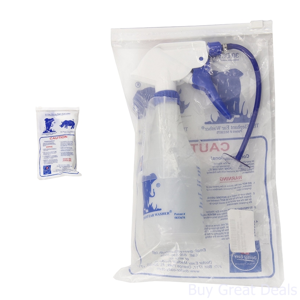 Elephant Ear Washer Bottle System Inexpensive Way To Quickly Clean Ears