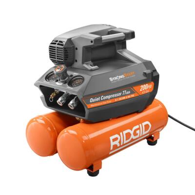 Portable Strongstart 4.5 Gal 200 Psi 77 Db