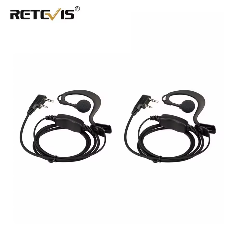 EEK004 RT22 Walkie Talkie C-type Earhook 2/4/6/10pcs Earpieces Radio Headsets fo