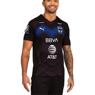 

Футболка Puma Monterrey Alternative с круглым вырезом и короткими рукавами, копия мужского размера, Черный, Puma Monterrey Alternative Crew Neck Short Sleeve Soccer Replica