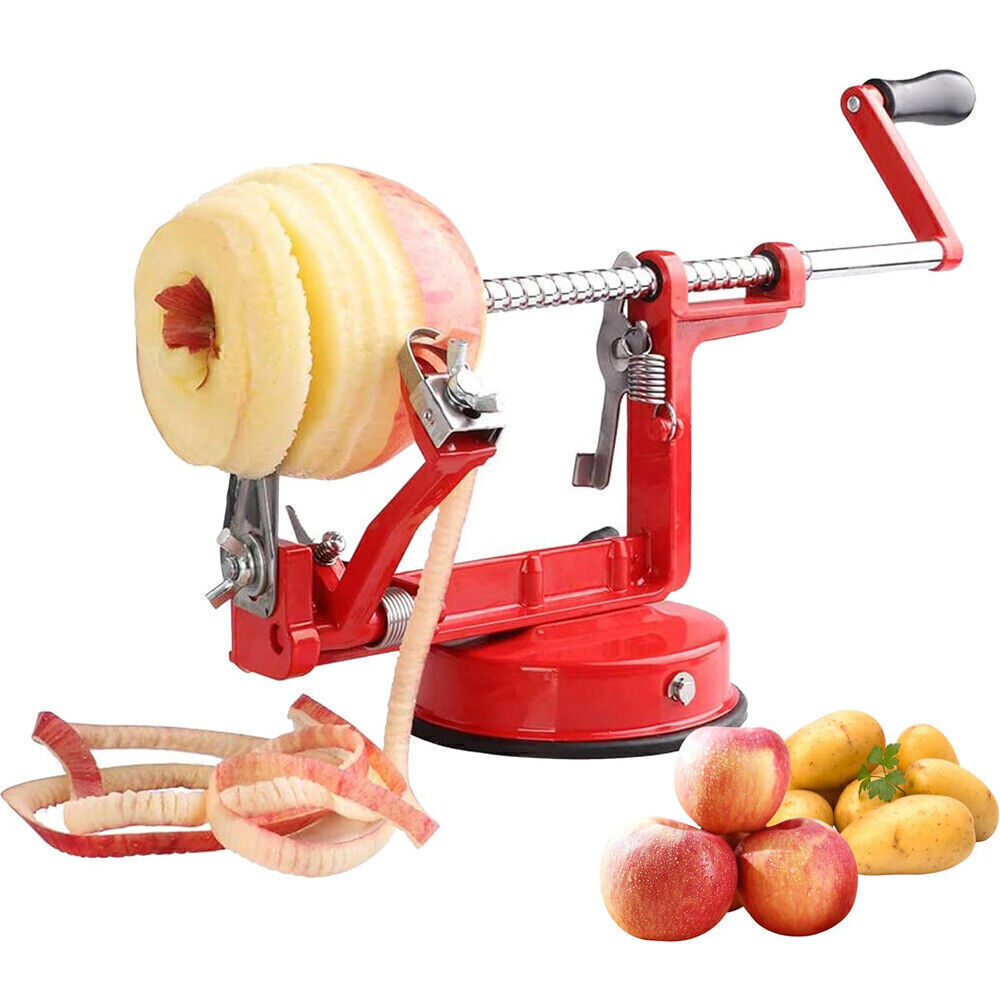 3in1 Kitchen Tool Apple Fruit Corer Slicer Peeler Slinky Machine Potato Cutter *
