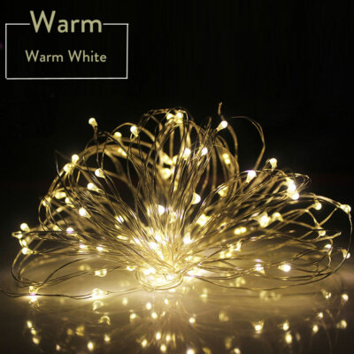 10M - 1M 8 Modes Fairy String Lights Battery Operated With Remote Timer Control