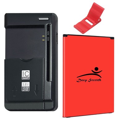 3in1 4520mAh BL-45B1F Battery Desktop Charger Bracket for LG Stylo 2 LS775 Phone