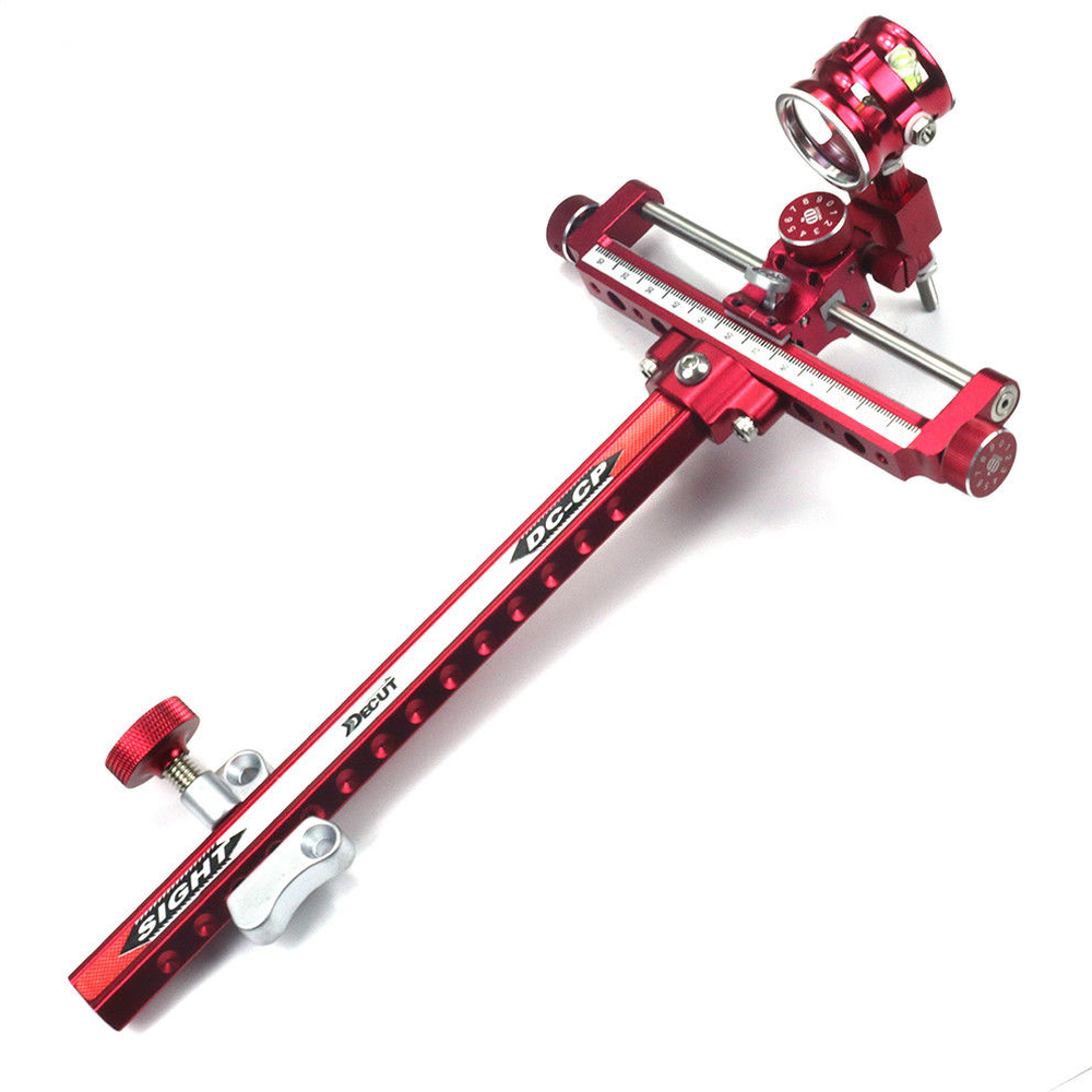 Decut Compound Bow Sight DCCP + Scope Sight 4x 6x 8x Power Lens