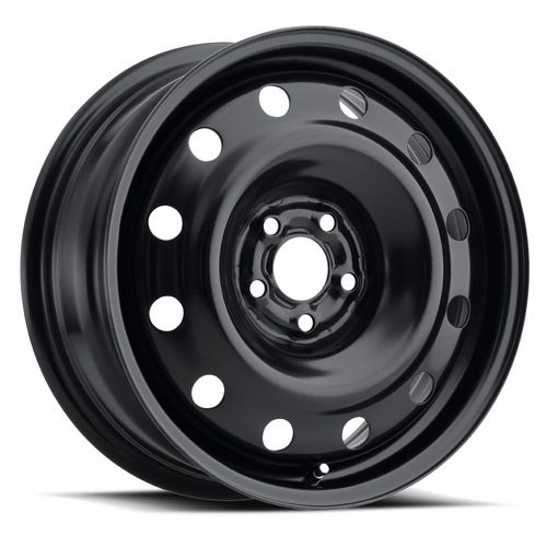 1 New 17X7 38 5X114.3 5X4.5 Liquid Metal Atom Black Wheels/R