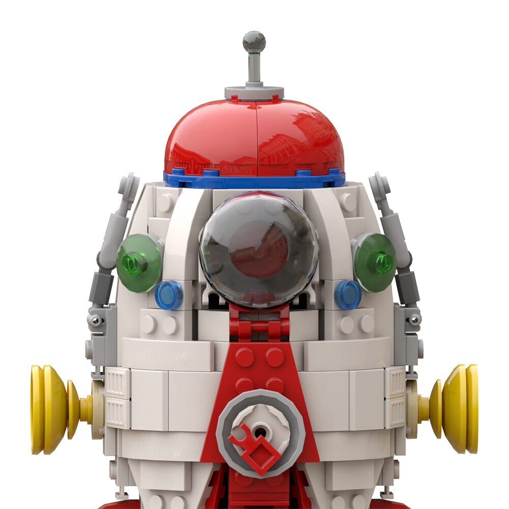 Hot Sale S.S. Dolphin Rocket 1:1 Scale Spaceship 503 Building Toys