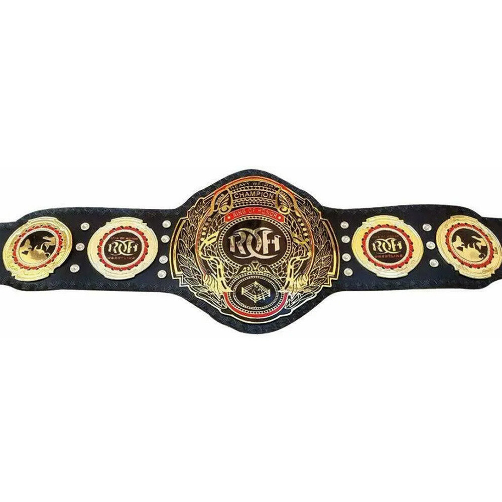 ROH Ring of Honor Championship Wrestling Belt Zinc Replica Adult Size 2MM/4MM - Picture 2 of 5