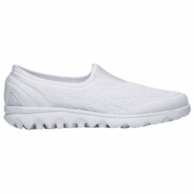 Propet Travelactiv Slip On Walking Womens White Sneakers Повседневная обувь W5104-W