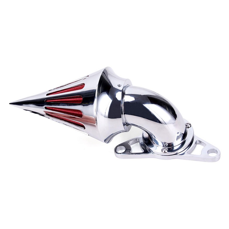 Chrome Spike Cone Air Filter Cleaner For Harley Touring