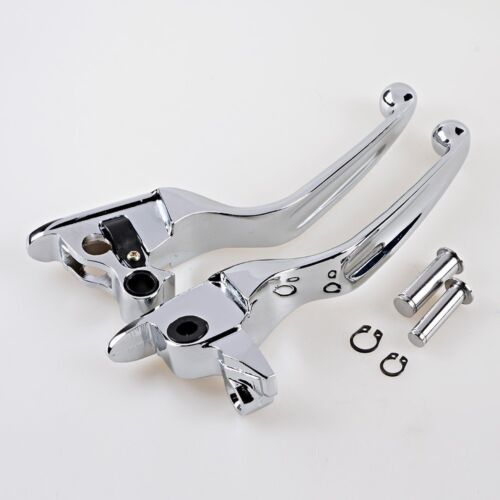 Chrome Clutch Brake Levers for 2008-2013 Harley Touring Road