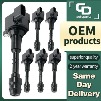 UF349 6X OEM Ignition Coils for 3.5L Nissan Frontie Maxima Infiniti Suzuki 4.0L