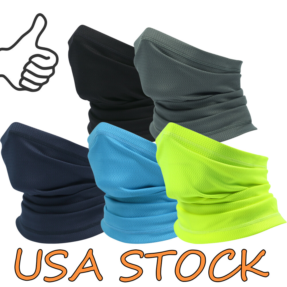 Outdoor Sports Neck Gaiter Breathable Face Mask Scarf Bandana Headband Men Women