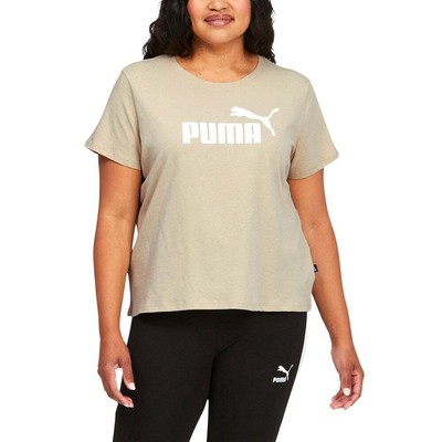 

Puma Essentials Logo Crew Neck Short Sleeve Plus Женские 586294-64, Бежевый