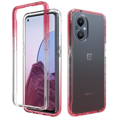 For OnePlus NORD 2 NORD CE 5G NORD200 Clear TPU 360 Protect Shokproof Phone Case