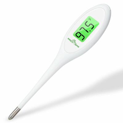 Easy@Home Digital Thermometer, 8 Sec Fast Reading, Backlit and Alarm, EMT-A12