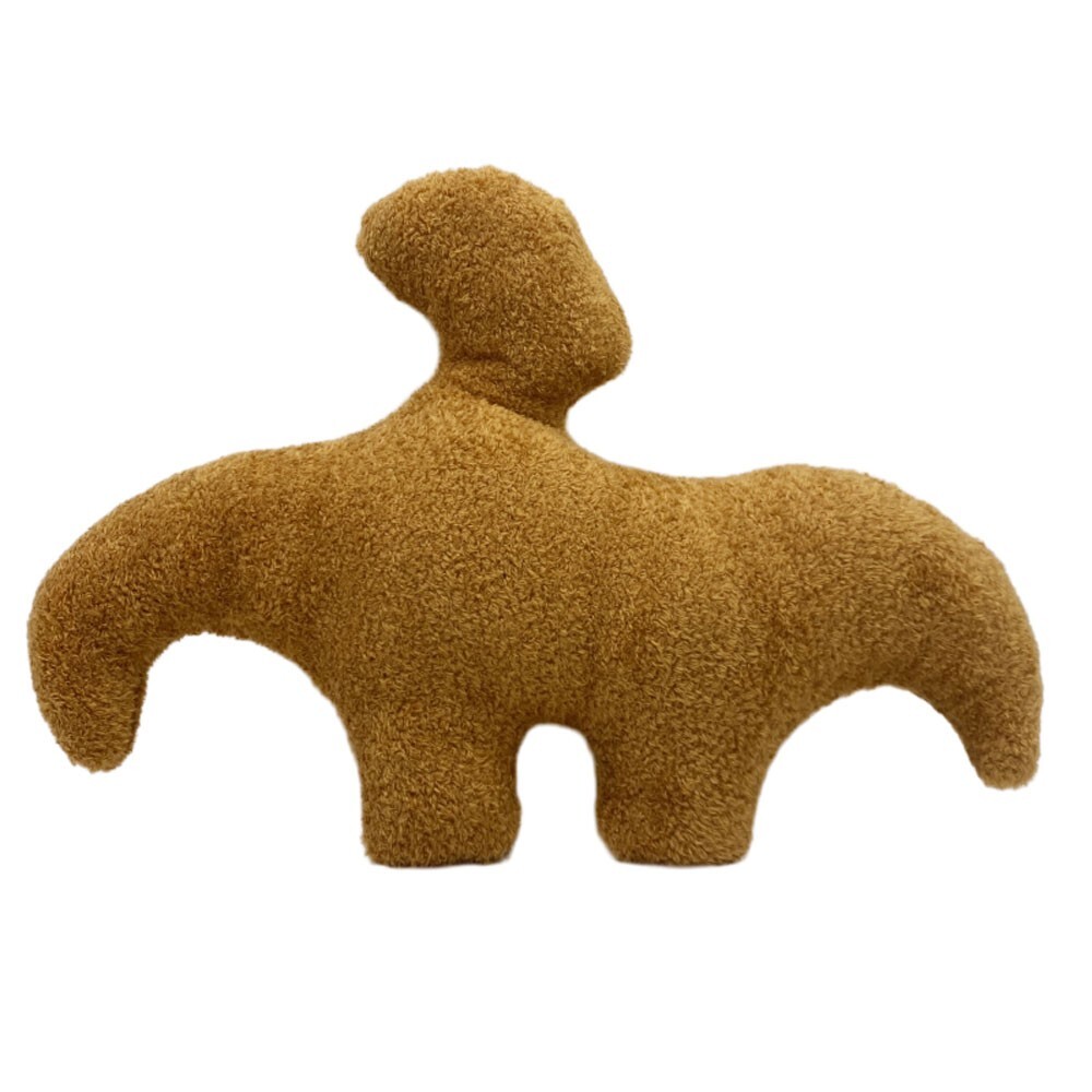 18" Large Size Dino Chicken Nuggets Pillow Plush Dinosaur Shape Stuffed Animal
