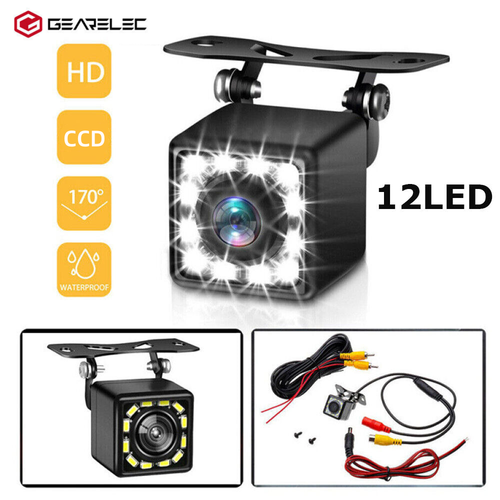 170° CMOS Car Rear View Backup Camera Reverse HD Night Vision Waterproof CAM Kit