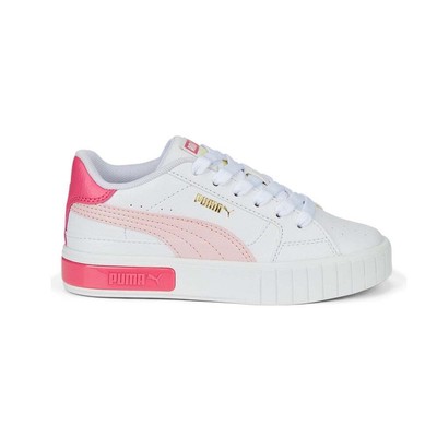 

Puma Cali Star Lace Up Молодежные девушки Белые кроссовки Повседневная обувь 38055007, Белый, Puma Cali Star Lace Up Youth
