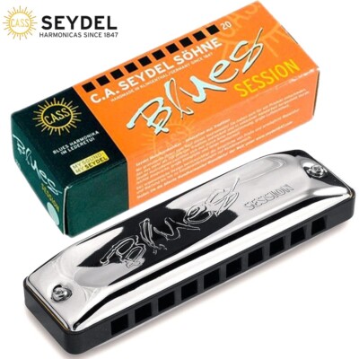 Seydel Blues Session Diatonic Key of C# Harmonica Made In Germany 10201DB