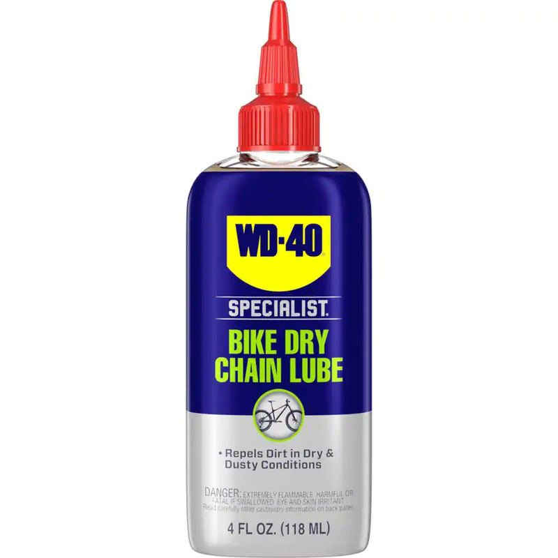 4 oz. Bike Dry Chain Lube, High-Performance Lubricant for Dr
