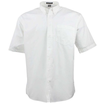 Rivers End Ezcare Woven Short Sleeve Button Up Shirt Mens White Casual 733-WH