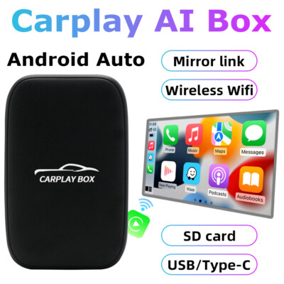 Wireless Carplay AI box Android Auto Multimedia Video Android Auto Adapter