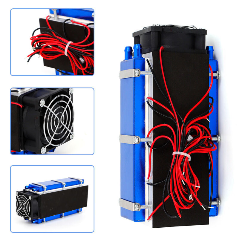 8 Chip DIY Peltier Cooler 576w Water Cooling Device 12V Power Supply Device 