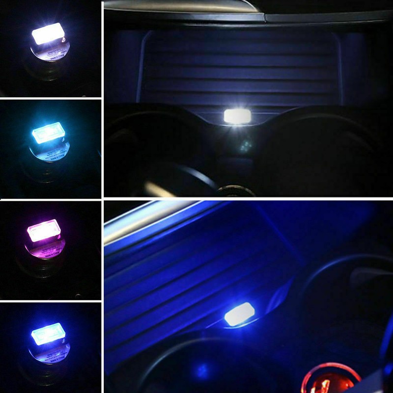 Flexible Mini USB LED Light Colorful Light Lamp For Car Atmosphere Lamp Bright A