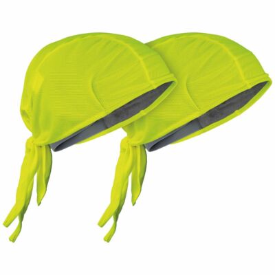 Klein Tools 60546 Cooling Do Rag, Sweat Wicking Under Helmet Skull Cap, 2-Pack 
