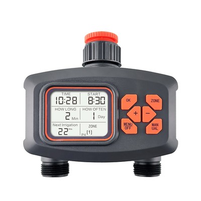 Smart Sprinkler Timer 2 Outlets Water Timer Programmable Irrigation Timer J1E5
