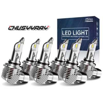 For CHEVY Silverado 1500 2500 HD 03-06 Faros LED + Bombillas de luces antiniebla